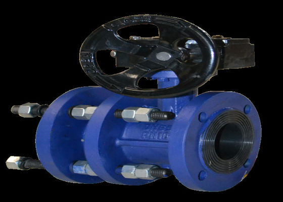 Flange Worm Cast Iron Body Butterfly Valves , Telescopic Swing Check Non Return Valve