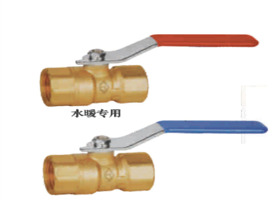 Laiton de PTFE pression filetée de MPA de la connexion 1.0/1.6 de robinet à tournant sphérique de flottement de 1 pouce